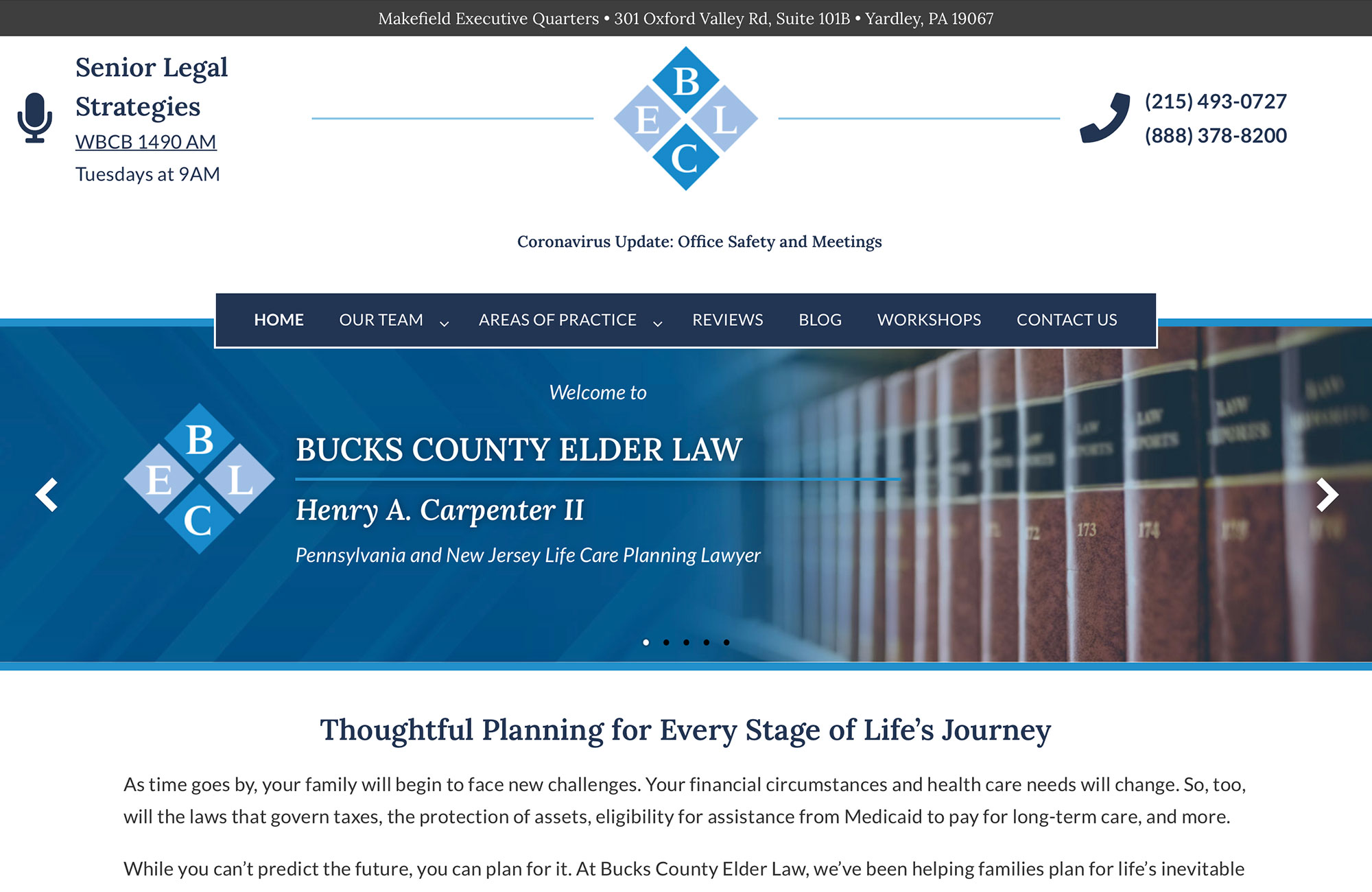 Bucks County Elder Law Website
