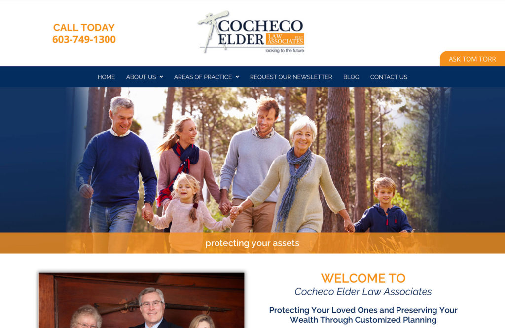 Cocheco Elder Law Website