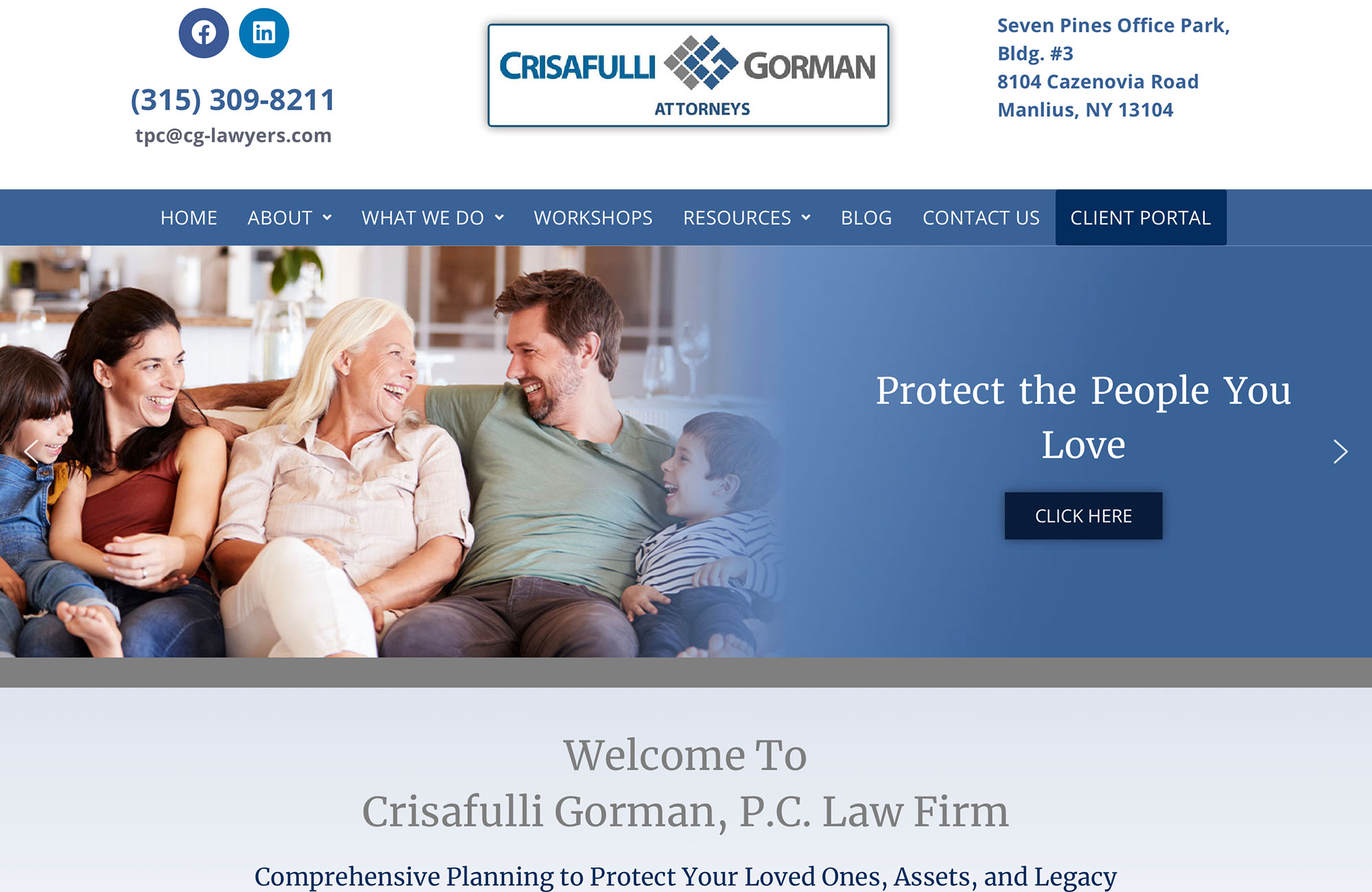 Crisafulli Gorman Website