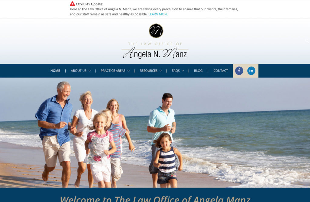 Angela Manz Website